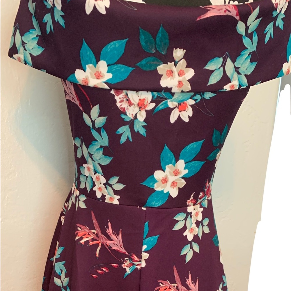 High low floral dress worn once